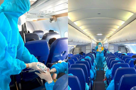 2 chuyến bay chở 380 người Hà Tĩnh về quê từ vùng dịch
