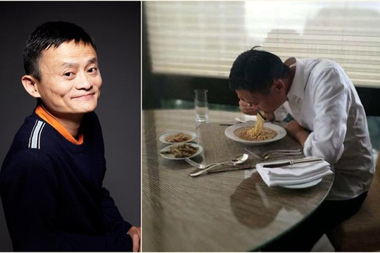 Bất ngờ trước bữa ăn đạm bạc của tỷ phú Jack Ma