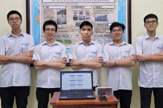 Học sinh Việt Nam đoạt giải Vàng sáng tạo khoa học kỹ thuật 2021 tại Hoa Kỳ