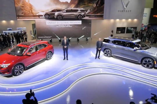 VinFast chính thức ra mắt bộ đôi xe điện VF e35 và VF e36 tại Mỹ