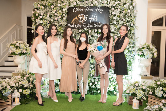 Dàn hậu đình đám tụ họp chia tay Đỗ Hà trước ngày lên đường đi thi Miss World 2021