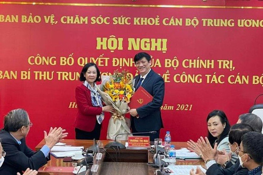 Ông Nguyễn Thanh Long làm Trưởng Ban Bảo vệ, chăm sóc sức khỏe cán bộ Trung ương