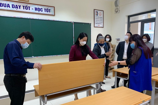 Hà Nội: Trường TH Kim Đồng đón đoàn đánh giá kiểm định chất lượng giáo dục
