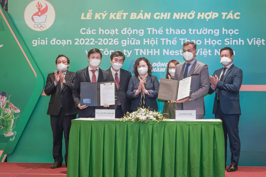 Nestlé Việt Nam tiếp tục đồng hành cùng các hoạt động thể thao  học đường