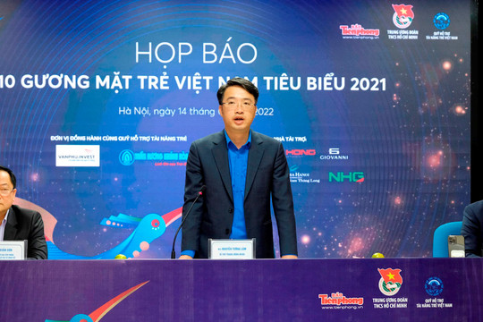 Công bố 20 đề cử gương mặt trẻ Việt Nam tiêu biểu năm 2021