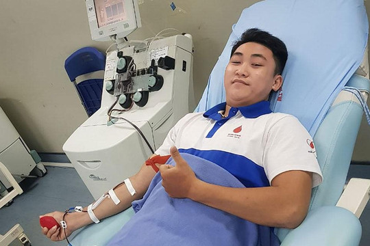 Chàng trai Bắc Giang 24 tuổi, 39 lần hiến máu tình nguyện