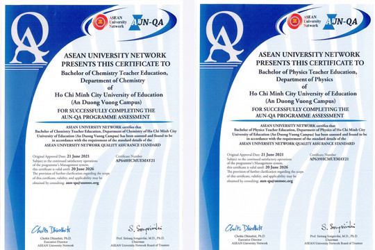 Trường Đại học Sư phạm TPHCM: 4 chương trình đào tạo đạt chuẩn AUN-QA
