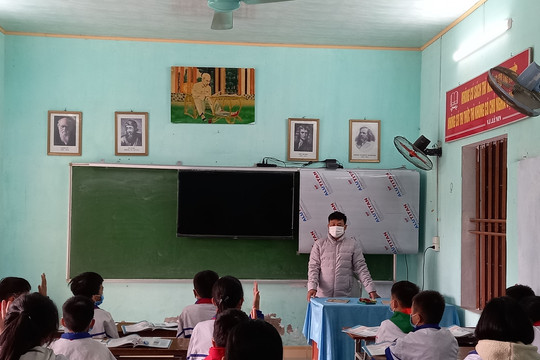 Thái Bình: Học sinh tiểu học chuyển sang học trực tuyến khi nhiệt độ dưới 10 độ C