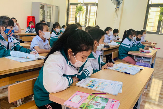 Ninh Bình: Học sinh tiểu học tạm dừng đến trường