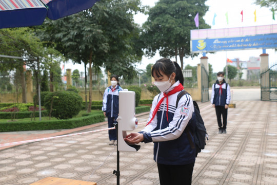 Hưng Yên: Hướng dẫn xử trí khi phát hiện F0 trong trường học