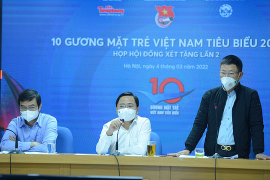 10 Gương mặt trẻ Việt Nam tiêu biểu năm 2021