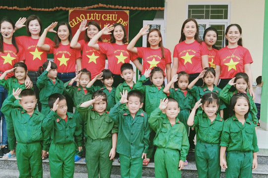 Trường Mầm non Xuân Lộc thực hiện tốt công tác phòng chống Covid-19