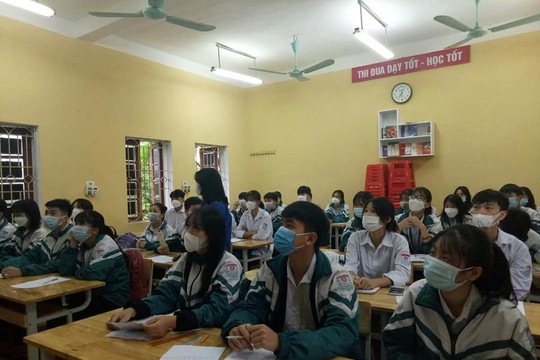 Hết xã vùng đỏ, học sinh Tuyên Quang có thể đến trường