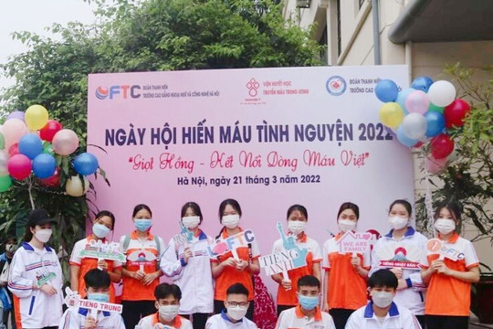 Tuổi trẻ FTC với gần 200 đơn vị máu trong ngày hội "Giọt hồng kết nối dòng máu Việt"