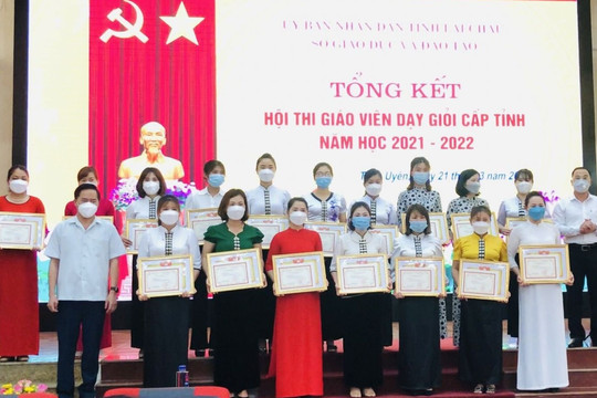 Lai Châu: 586 thầy cô đạt danh hiệu Giáo viên dạy giỏi cấp tỉnh