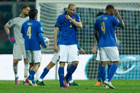 ĐKVĐ châu Âu Italia mất vé dự World Cup 2022