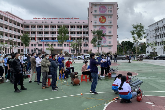 Lào Cai: 39 đội tham dự cuộc thi bắn tên lửa "Chinh phục hành tinh 4.0"
