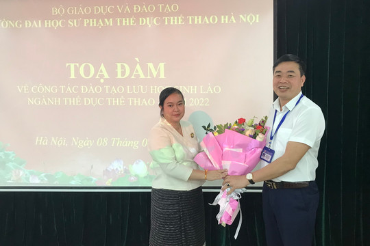 Việt Nam đẩy mạnh giúp đỡ Lào phát triển nguồn nhân lực về thể dục thể thao
