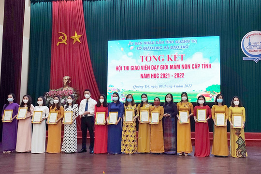 Quảng Trị: Gần 200 giáo viên mầm non đạt danh hiệu giáo viên dạy giỏi cấp tỉnh