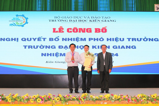 Trường Đại học Kiên Giang có tân Phó Hiệu trưởng