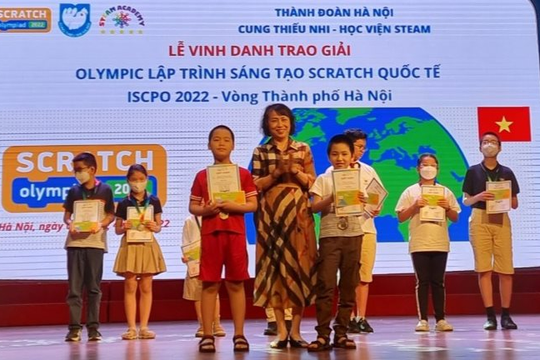 Trao 9 giải Vàng Cuộc thi Olympic Lập trình sáng tạo Scratch Quốc tế 2022