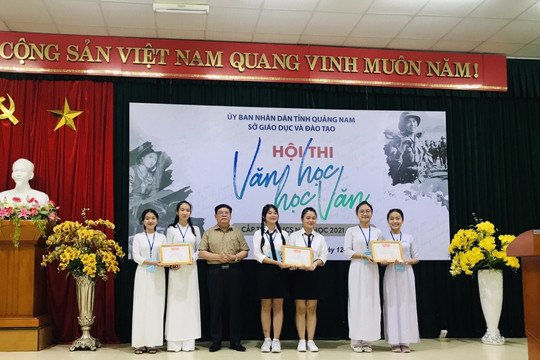 Quảng Nam: Sôi động Hội thi Văn học - học Văn năm học 2021-2022