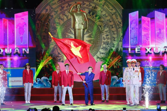 Đoàn thể thao Việt Nam làm Lễ xuất quân SEA Games 31 ngày 28/4