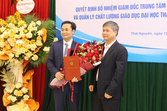 Đại học Thái Nguyên có tân Giám đốc Trung tâm Khảo thí và Quản lý chất lượng giáo dục