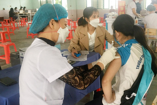 Thái Nguyên bắt đầu tiêm vắc xin phòng Covid-19 cho trẻ từ 5 đến dưới 12 tuổi