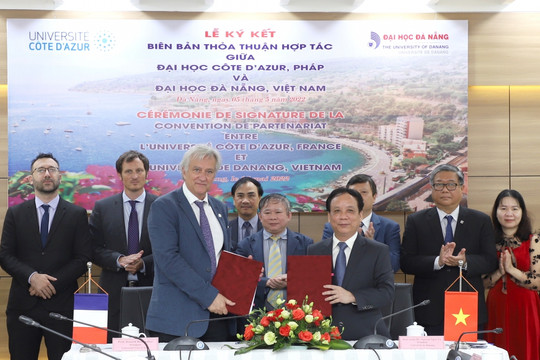 Đại học Đà Nẵng ký kết hợp tác toàn diện với Đại học Cote D’Azur, Cộng hoà Pháp