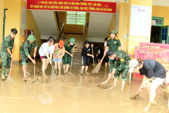 Ngành GD&ĐT Tuyên Quang chia sẻ, hỗ trợ trường học bị thiệt hại do mưa lũ