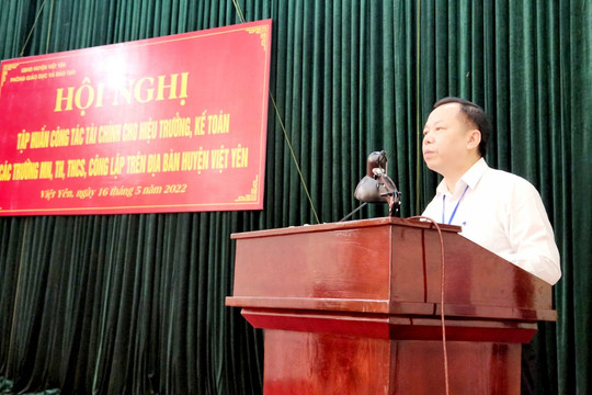 Bắc Giang: Nâng cao hiệu quả công tác quản lý tài chính tại cơ sở giáo dục
