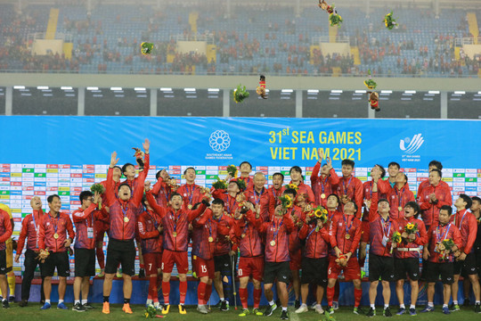 Giành HCV SEA Games 31, U23 Việt Nam được thưởng 3,4 tỷ đồng