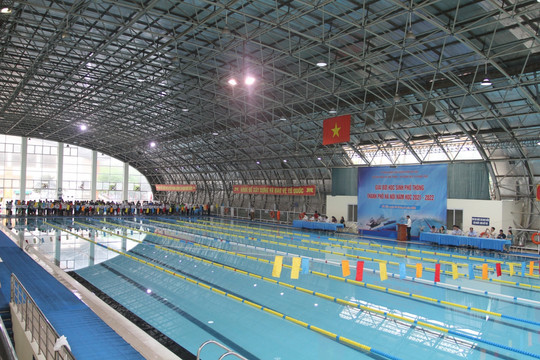 Giải bơi dành cho học sinh phổ thông Thủ đô