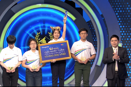 Nữ sinh Bắc Ninh chiến thắng nghẹt thở giành vòng nguyệt quế Olympia