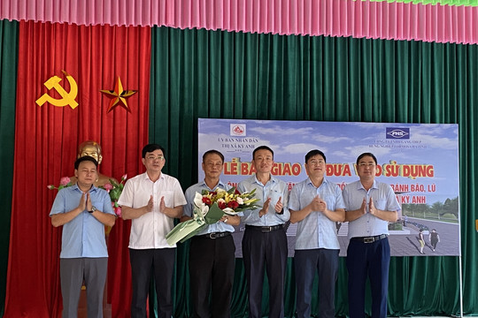 Formosa Hà Tĩnh tài trợ 2 tỷ đồng xây dựng nhà văn hóa cộng đồng kết hợp phòng tránh lũ