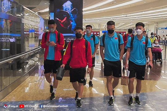 U23 Việt Nam chia 2 nhóm về nước sau tứ kết U23 Châu Á 2022
