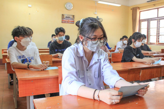 Bắc Giang: Không có điểm 10 Ngữ văn và Tiếng Anh kỳ thi tuyển sinh vào lớp 10