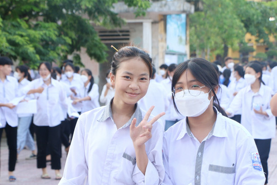 Nam Định: Thí sinh tâm đắc với đề thi môn Ngữ văn tuyển sinh lớp 10