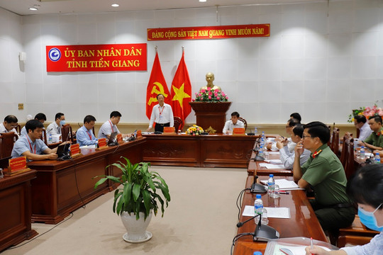 Đoàn công tác Ban chỉ đạo Quốc gia Kỳ thi tốt nghiệp THPT làm việc tại Tiền Giang
