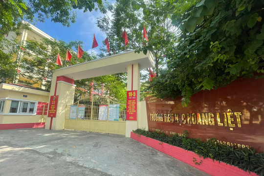 Trường Tiểu học Hoàng Liệt xin rút kinh nghiệm vụ "đạt chuẩn quốc gia"
