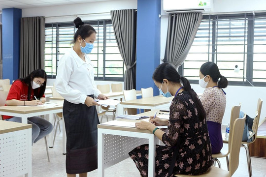 Trường ĐH Cửu Long: 92 thí sinh nước ngoài thi đánh giá Khung năng lực tiếng Việt