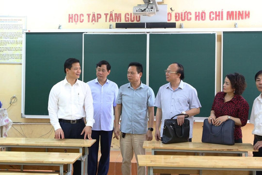 Bắc Ninh: Kiểm tra công tác chuẩn bị tổ chức Kỳ thi tốt nghiệp THPT 2022