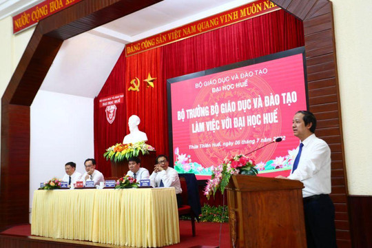 Bộ trưởng Nguyễn Kim Sơn: Bộ GD&ĐT mong muốn Đại học Huế thành Đại học Quốc gia