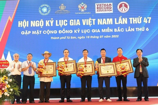 Hội ngộ Kỷ lục gia Việt Nam lần thứ 47 ghi nhận thêm 6 kỷ lục mới 