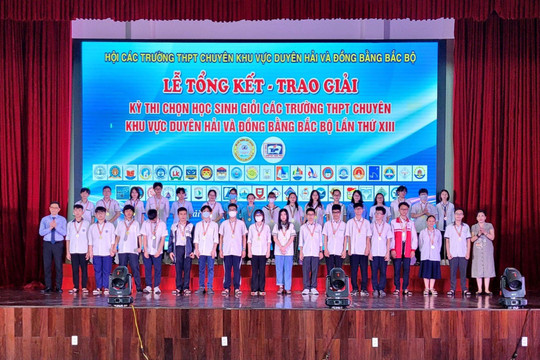 Ninh Bình giành 55 huy chương thi chọn học sinh giỏi các trường THPT chuyên khu vực Duyên hải và Đồng bằng Bắc Bộ