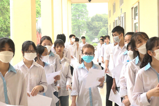 Phú Thọ: Tỉ lệ tốt nghiệp THPT tăng 0,23% so với năm 2021