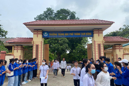 Phú Thọ: Thêm nhiều trường THPT được bổ sung chỉ tiêu tuyển sinh lớp 10
