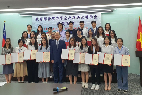 Đài Loan trao 49 xuất học bổng cho ứng viên Việt Nam
