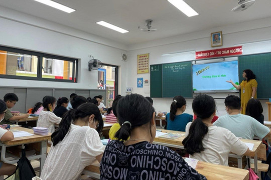 Trường TH Phan Chu Trinh dạy thử nghiệm sách giáo khoa mới